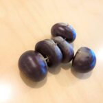秋の味覚、栗を茹でる。